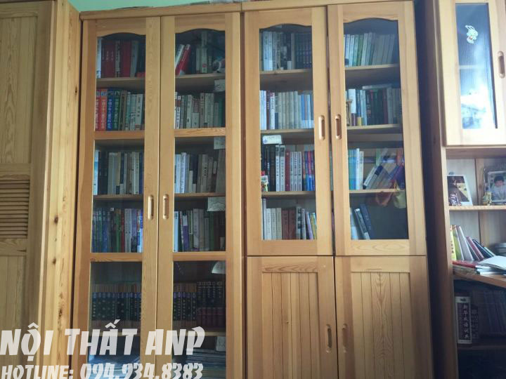Tủ sách có cửa kính ANP-189