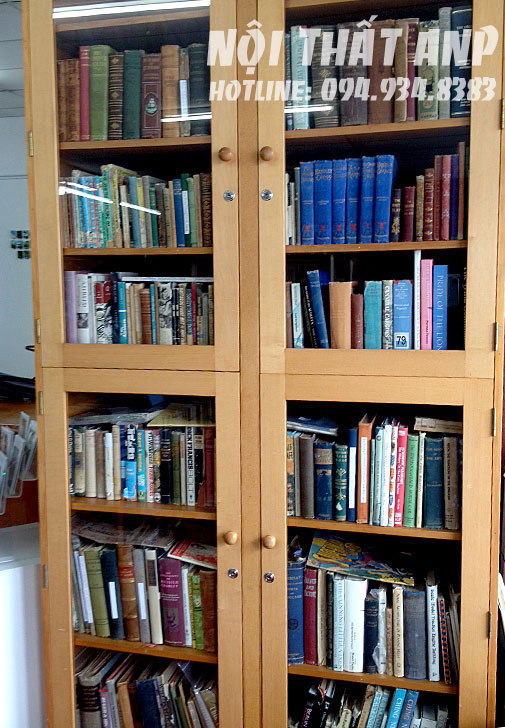 Tủ sách có cửa kính ANP-189