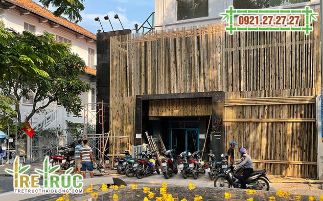 Thi công ốp tre trúc trang trí giá rẻ tại TPHCM - Tre Trúc Thái Dương