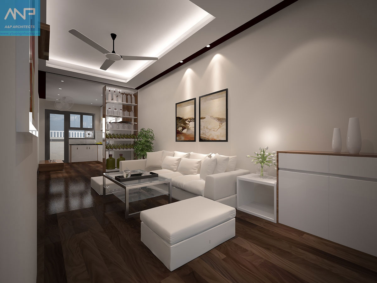 Thiết kế nội thất chung cư HH4A Linh đàm